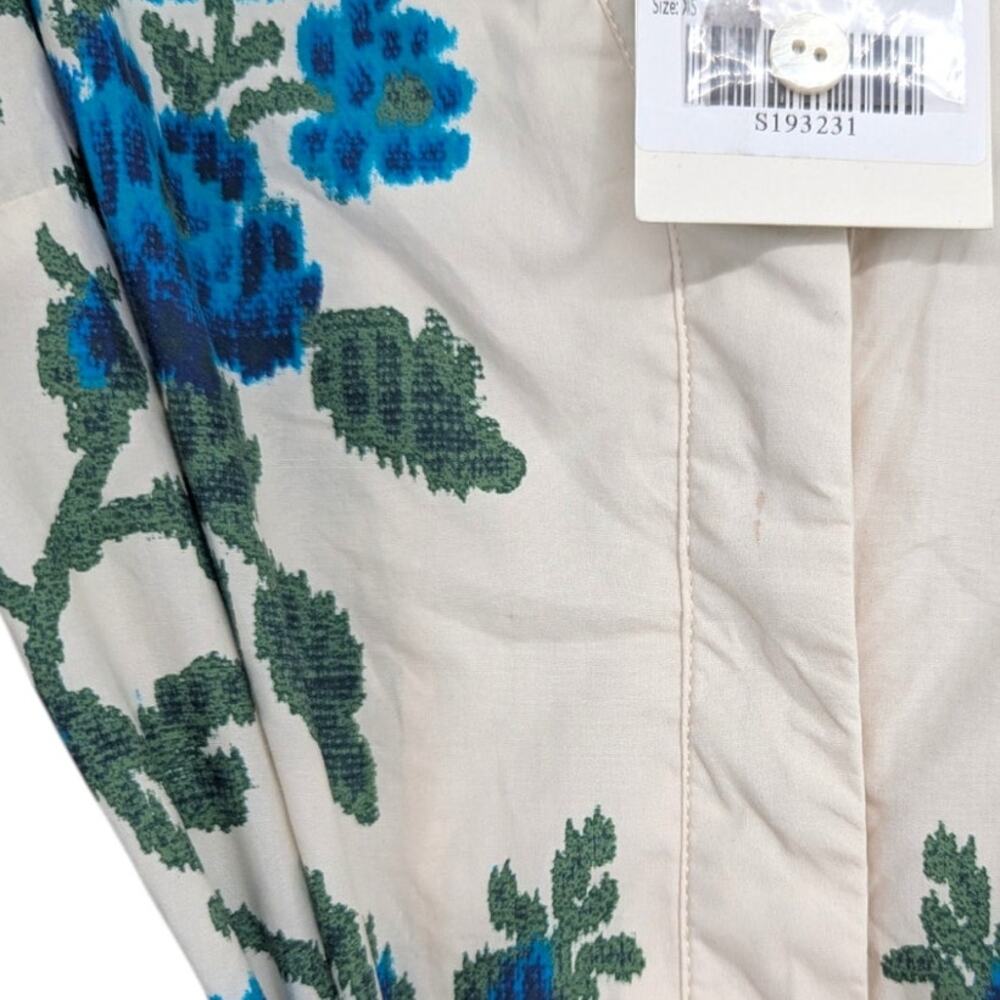 Tuckernuck Victoria Lattice Floral Lachlan Midi Dress XS NWT - Picture 5 of 5